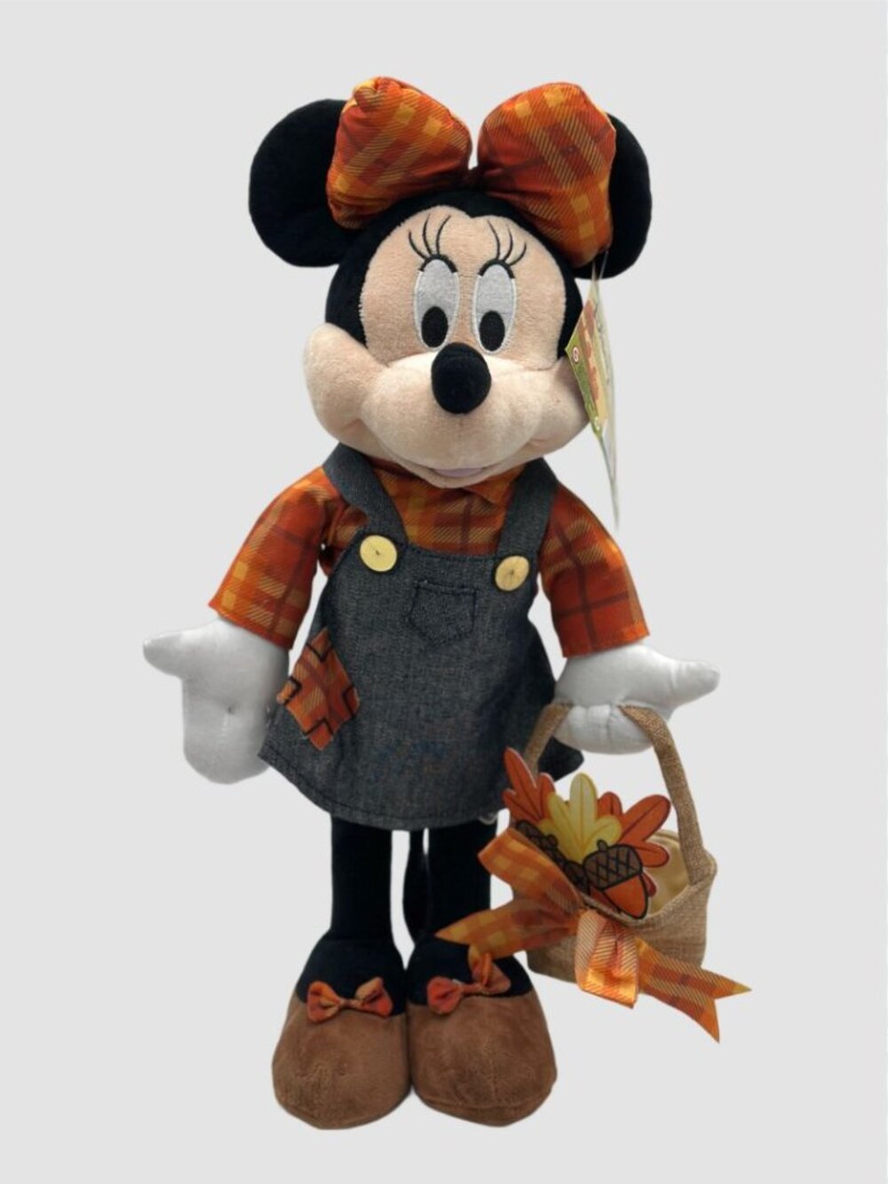 NWT Disney Minnie Mouse Harvest Greeter 19.5" Fall Thanksgiving Plush
